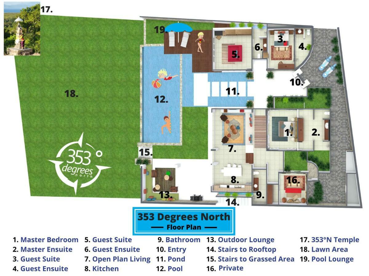 353 Degrees North Villa Lembongan Exterior foto
